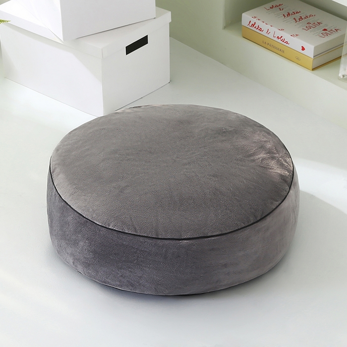 91家纺网 家纺一手货源 找家纺 永光家居 2026新款圆墩墩宠物窝可拆卸猫窝狗窝四季通用猫咪用品狗狗用品 灰色 75x75x15cm