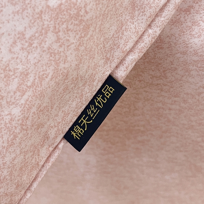 91家纺网 家纺一手货源 找家纺 春皖家纺 2026春夏新款天丝棉刺绣四件套 曼妮-贝壳色