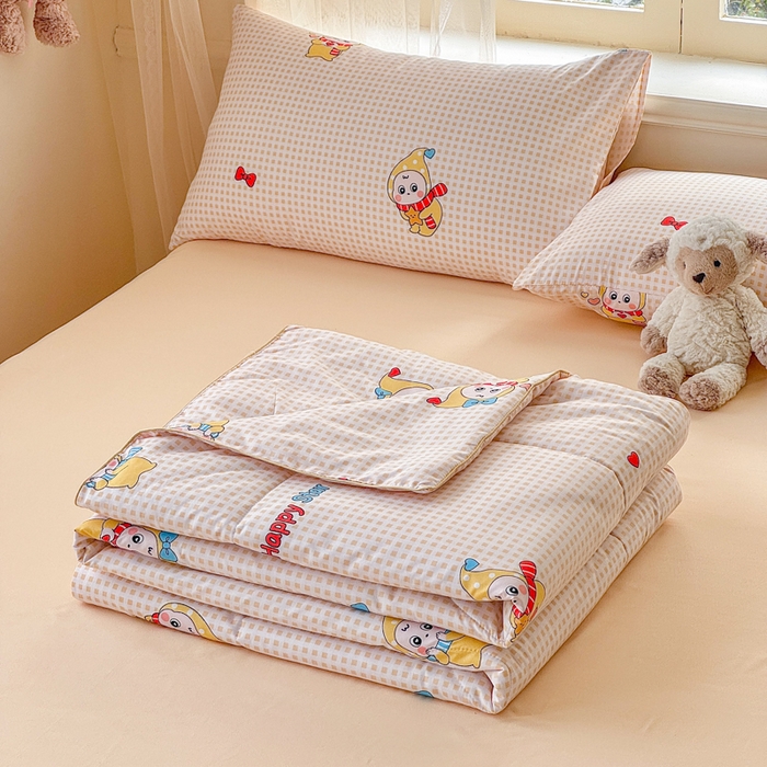 91家纺网 家纺一手货源 找家纺 （总）梦舒阳家纺 2026新款仿棉夏凉被古法水洗棉夏被空调被跑量款