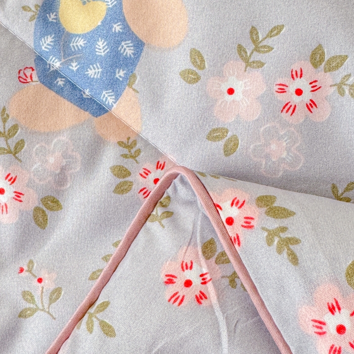 91家纺网 家纺一手货源 找家纺 梦舒阳家纺 2026新款仿棉夏凉被古法水洗棉夏被空调被跑量款 花涧小兔