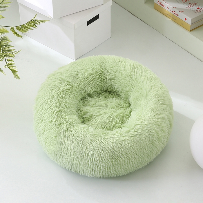 永光家居 2026新款甜甜圈宠物窝猫窝狗窝四季通用猫咪用品狗狗用品 绿色 40x40cm