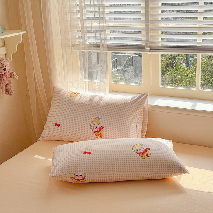 91家纺网 家纺一手货源 找家纺 梦舒阳家纺 2026新款仿棉夏凉被古法水洗棉夏被空调被跑量款 黄格子星星