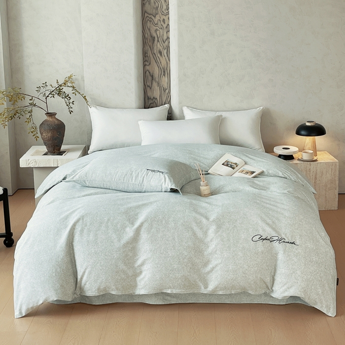 91家纺网 家纺一手货源 找家纺 （总）春皖家纺 2026春夏新款天丝棉刺绣单被套 被套单件