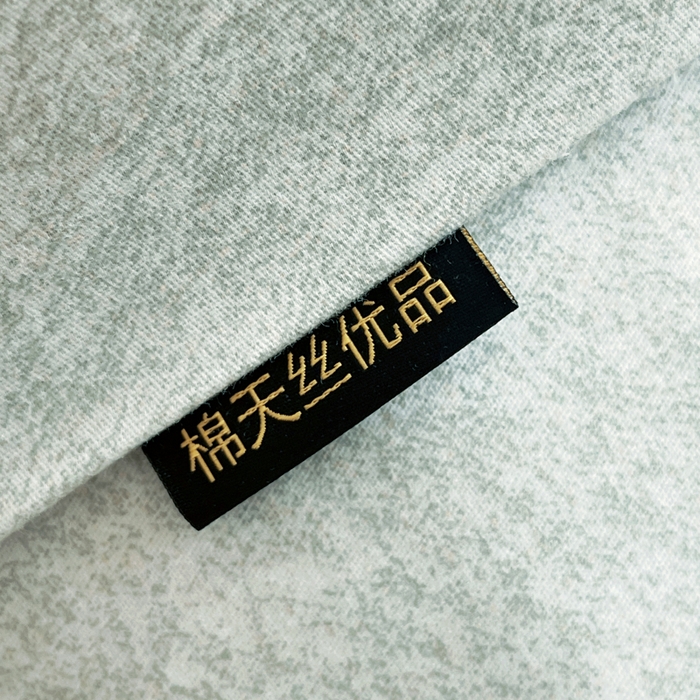 91家纺网 家纺一手货源 找家纺 春皖家纺 2026春夏新款天丝棉刺绣单被套 被套单件 曼妮-绿萝纱