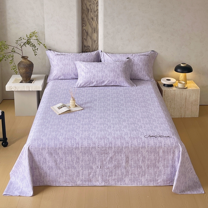 91家纺网 家纺一手货源 找家纺 （总）春皖家纺 2026春夏新款天丝棉刺绣单床单 床单单件