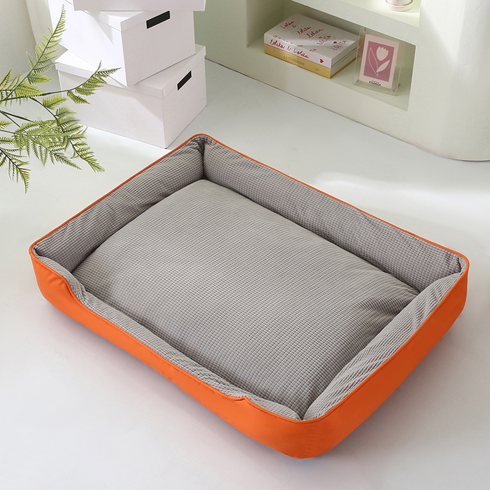 91家纺网 家纺一手货源 找家纺 永光家居 2026新款猫抓皮宠物窝可拆卸猫窝狗窝四季通用猫咪用品狗狗用品 橙 40x50cm