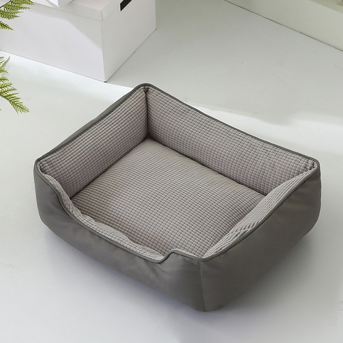 永光家居 2026新款猫抓皮宠物窝可拆卸猫窝狗窝四季通用猫咪用品狗狗用品 深灰 60x80cm