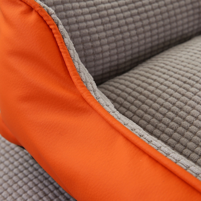 91家纺网 家纺一手货源 找家纺 永光家居 2026新款猫抓皮宠物窝可拆卸猫窝狗窝四季通用猫咪用品狗狗用品 橙 60x80cm