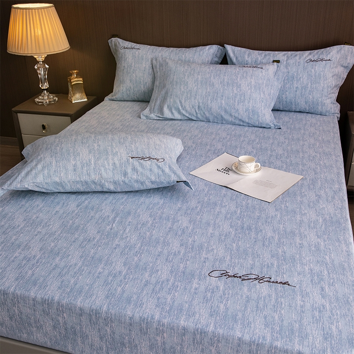 91家纺网 家纺一手货源 找家纺 （总）春皖家纺 2026春夏新款天丝棉刺绣单床笠 床笠单件