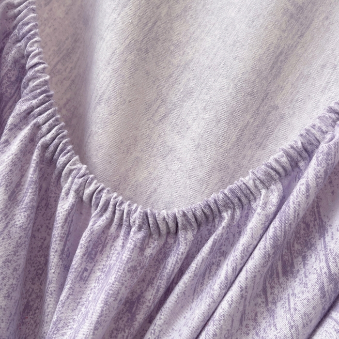 91家纺网 家纺一手货源 找家纺 春皖家纺 2026春夏新款天丝棉刺绣单床笠 床笠单件 曼妮-紫