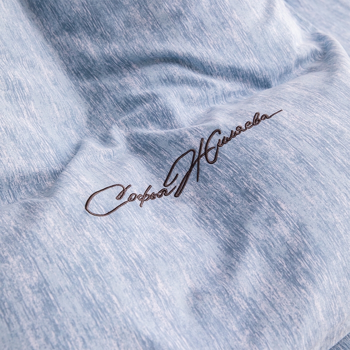 91家纺网 家纺一手货源 找家纺 春皖家纺 2026春夏新款天丝棉刺绣单床笠 床笠单件 宝绮蓝