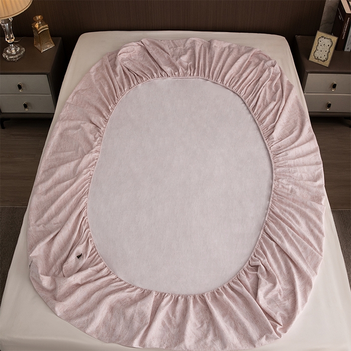 91家纺网 家纺一手货源 找家纺 春皖家纺 2026春夏新款天丝棉刺绣单床笠 床笠单件 樱绮丝