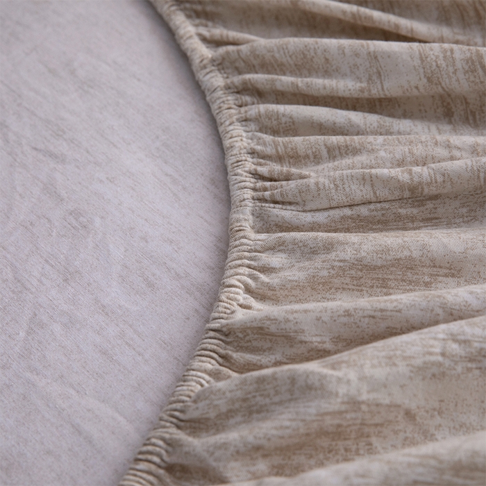 91家纺网 家纺一手货源 找家纺 春皖家纺 2026春夏新款天丝棉刺绣单床笠 床笠单件 亮绮黄