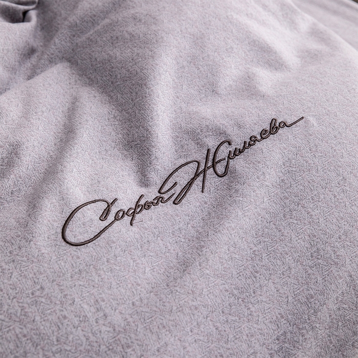 91家纺网 家纺一手货源 找家纺 春皖家纺 2026春夏新款天丝棉刺绣单床笠 床笠单件 钛绮灰