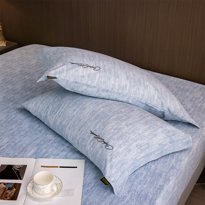 91家纺网 家纺一手货源 找家纺 （总）春皖家纺 2026春夏新款天丝棉刺绣单枕套 枕套单件