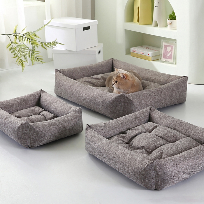 91家纺网 家纺一手货源 找家纺 （总）永光家居 2026新款仿麻宠物窝猫窝狗窝四季通用猫咪用品狗狗用品