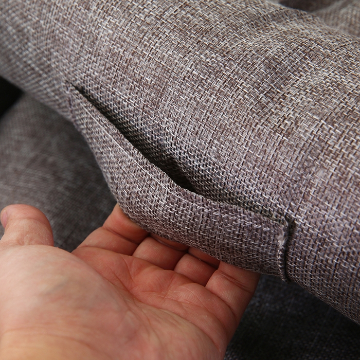 91家纺网 家纺一手货源 找家纺 永光家居 2026新款仿麻宠物窝猫窝狗窝四季通用猫咪用品狗狗用品 烟灰色 50x60cm