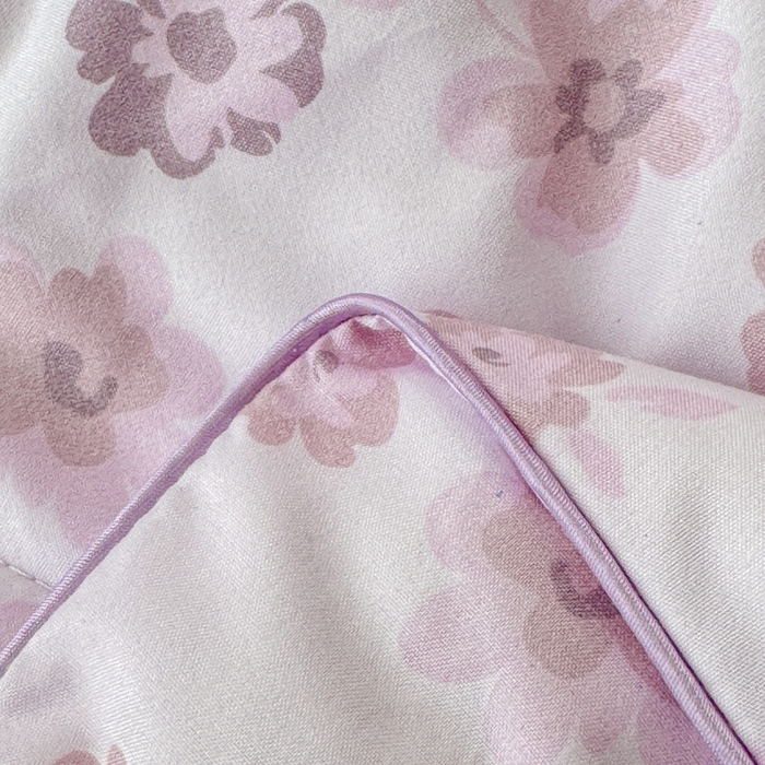 91家纺网 家纺一手货源 找家纺 梦舒阳家纺 2026新款仿棉夏凉被古法水洗棉夏被空调被跑量款 紫韵