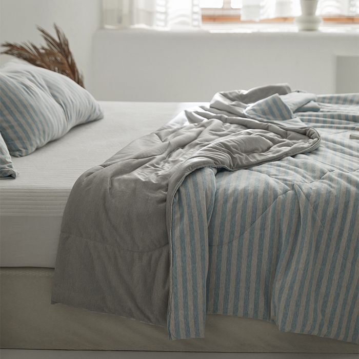 91家纺网 家纺一手货源 找家纺 （总）春皖家纺 （提供买家秀）2026新款A类全棉针织凉感夏被