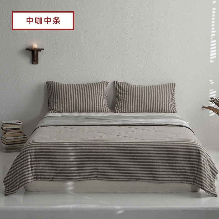 91家纺网 家纺一手货源 找家纺 （总）春皖家纺 （提供买家秀）2026新款A类全棉针织凉感夏被