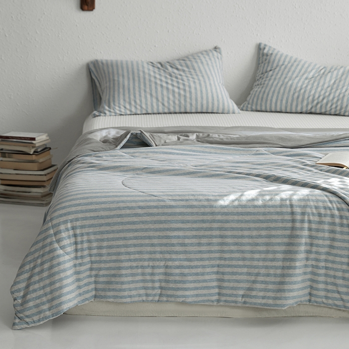 91家纺网 家纺一手货源 找家纺 （总）春皖家纺 （提供买家秀）2026新款A类全棉针织凉感夏被