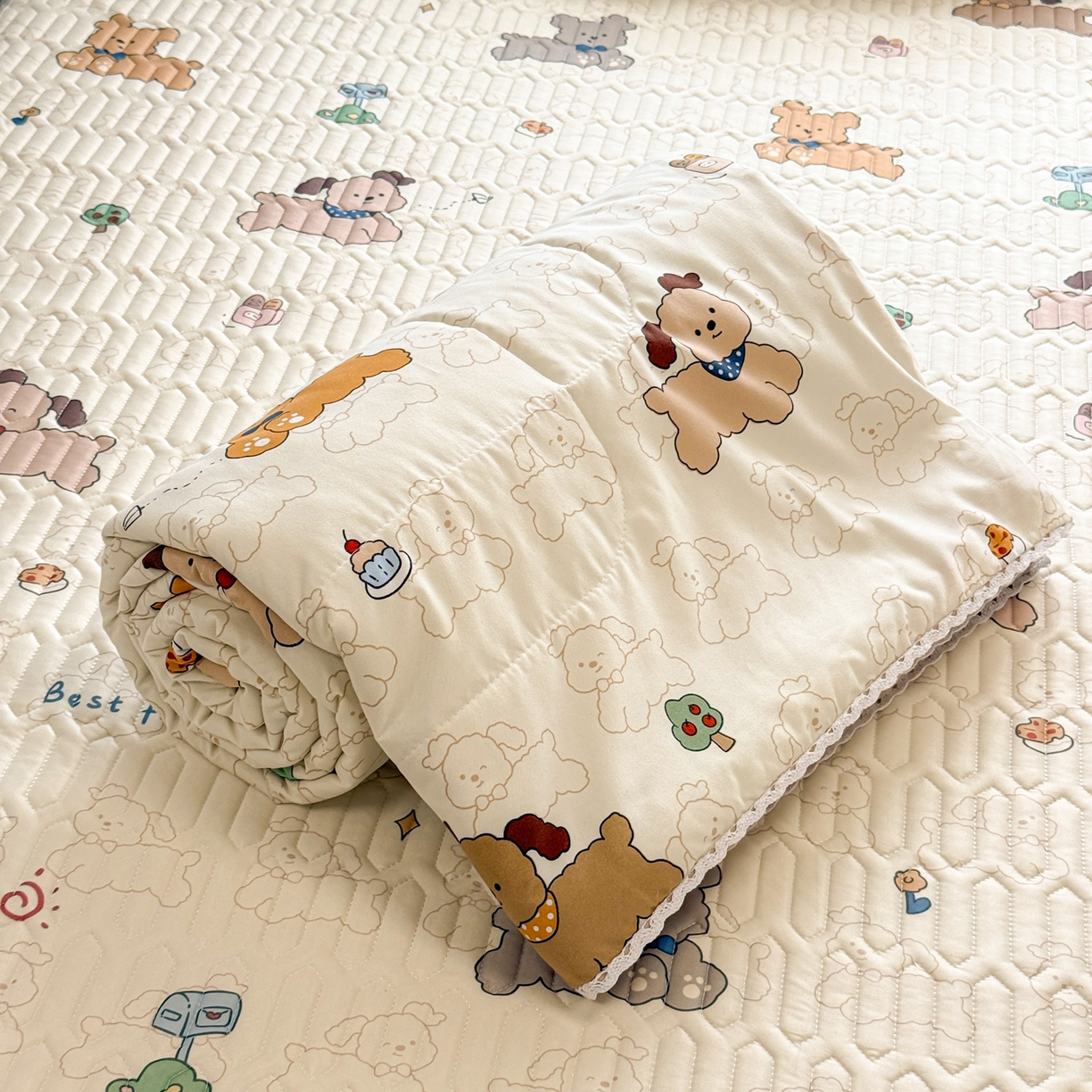 91家纺网 家纺一手货源 找家纺 （总）慕尚家纺 2026新款乳胶凉席夏被空调被夏凉被套装组合