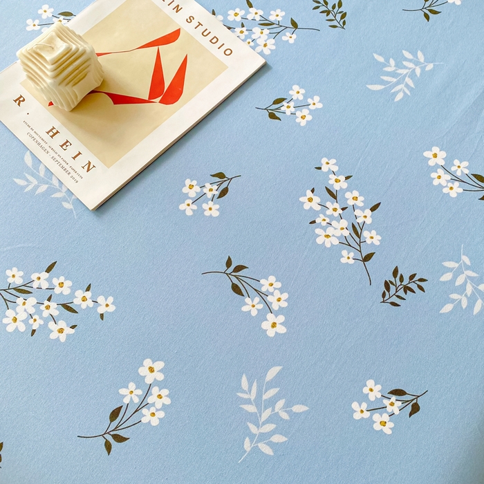 91家纺网 家纺一手货源 找家纺 棉乐町家居 2026春夏新款100%全棉纯棉老粗布床单凉席席子 蓝樱