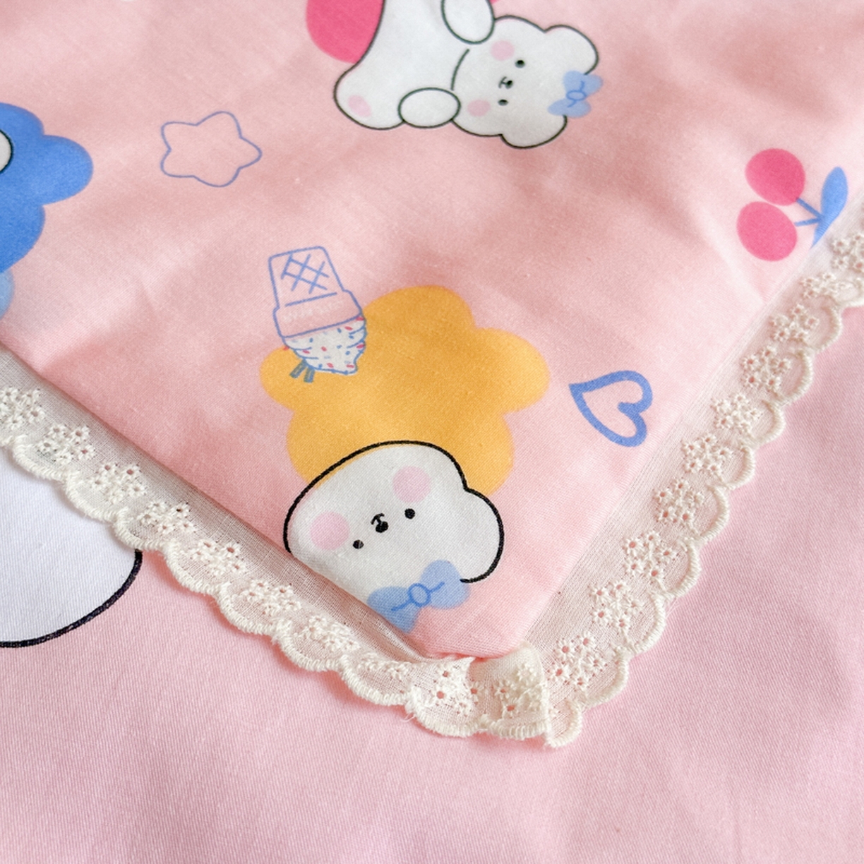 91家纺网 家纺一手货源 找家纺 （总）春妮家纺 2026新款全棉花边儿童幼儿园小被子夏被空调被夏凉被