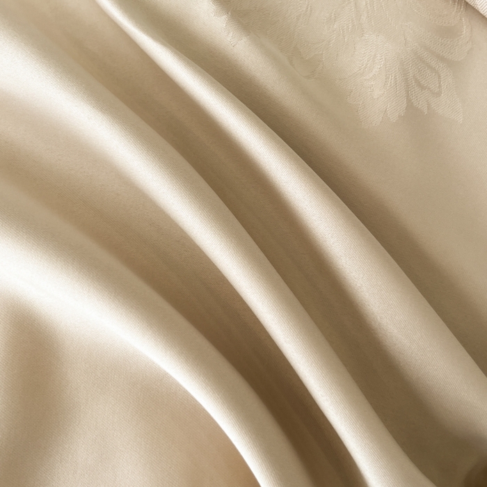 91家纺网 家纺一手货源 找家纺 金牛座家纺 2026春夏新款高精密大花位贡缎提花四件套-赫拉 赫拉-香槟