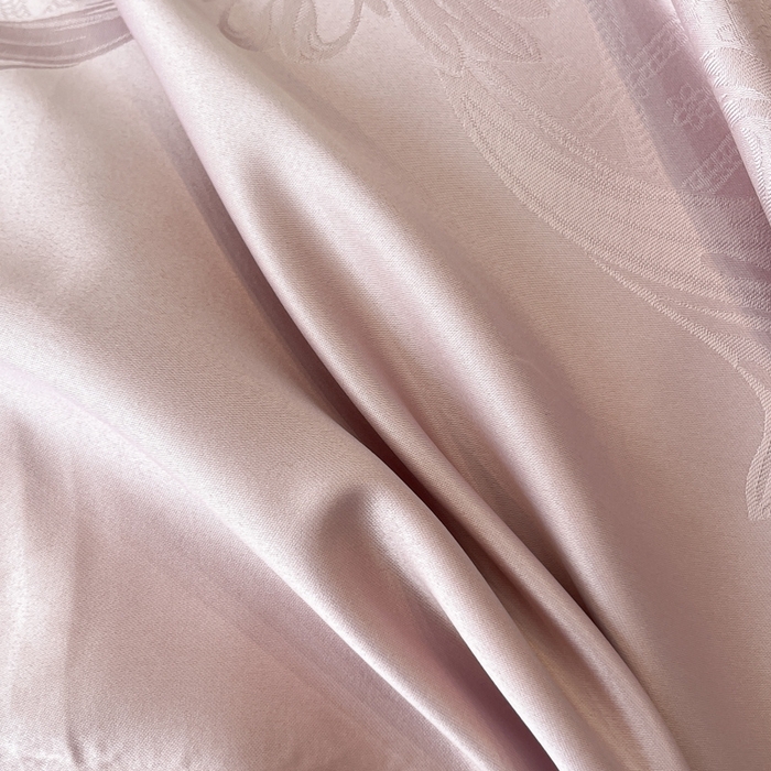 91家纺网 家纺一手货源 找家纺 金牛座家纺 2026春夏新款高精密大花位贡缎提花四件套-赫拉 赫拉-浅豆沙