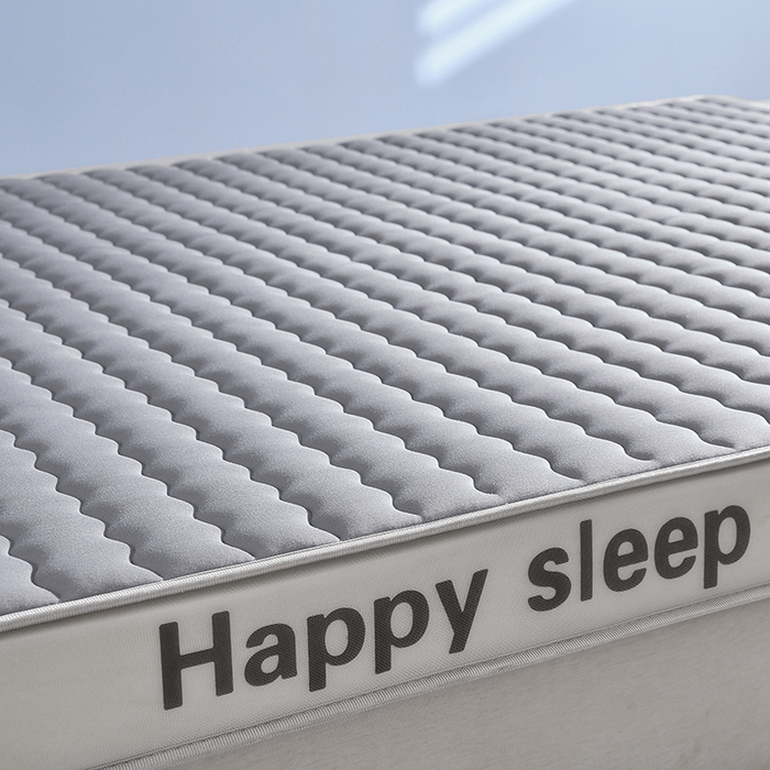 91家纺网 家纺一手货源 找家纺 顺发床垫 2026新款牛奶丝乳胶抗压棉床垫 H熊--灰-6cm