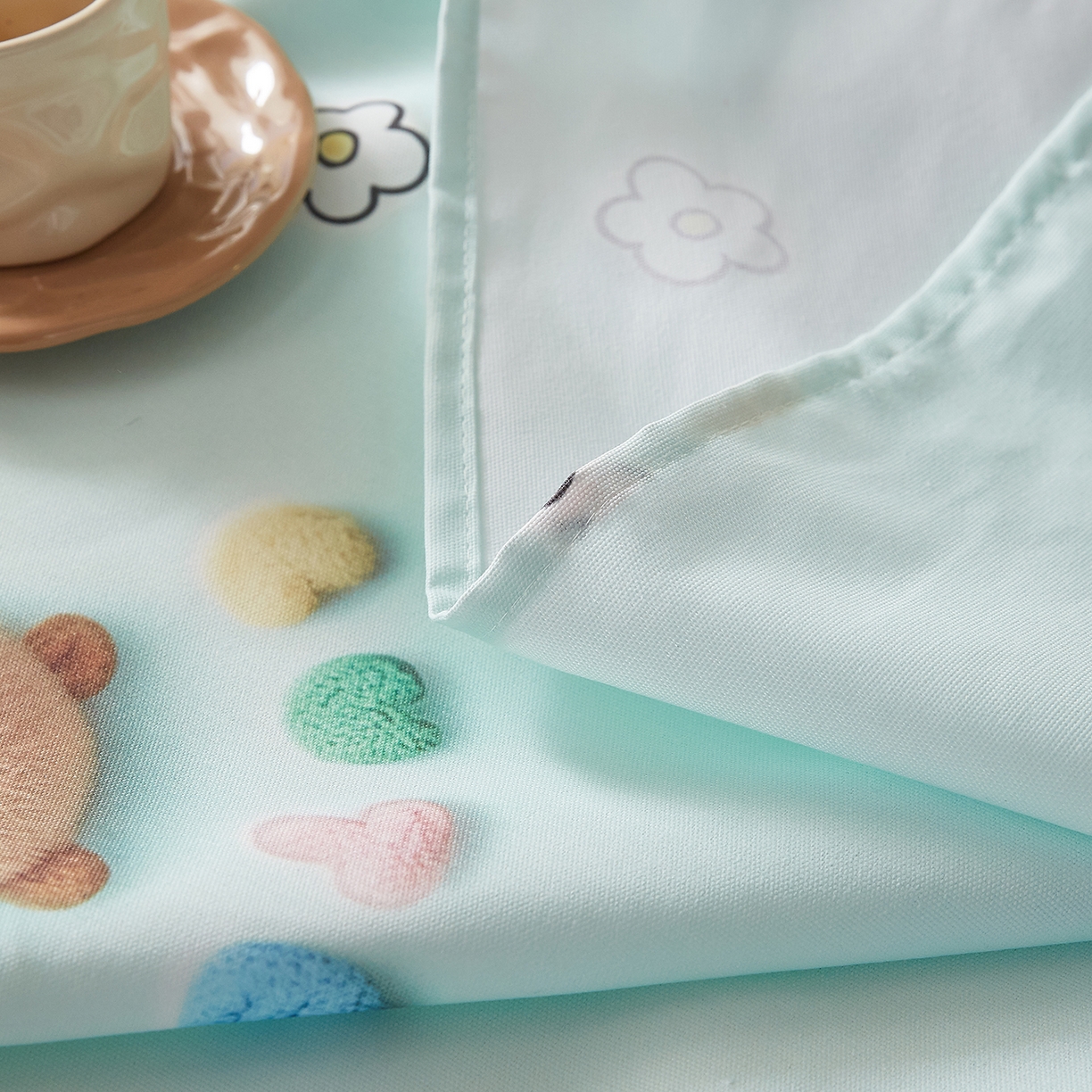 91家纺网 家纺一手货源 找家纺 奇丝雅 2026新款数码印花5D加厚老粗布床单单件双人家用特厚被单三件套学生宿舍床单凉席 清柠卡片