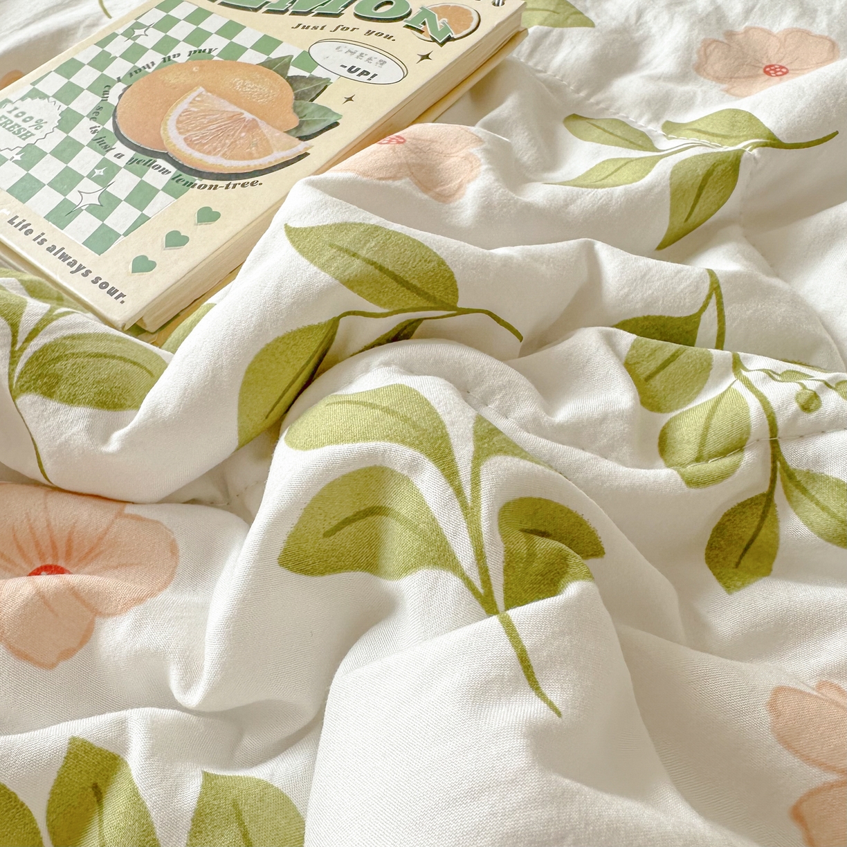 91家纺网 家纺一手货源 找家纺 慕尚家纺 2026新款乳胶凉席夏被空调被夏凉被套装组合 仙草