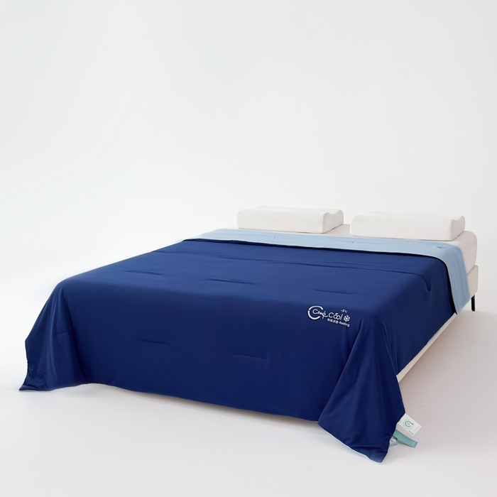 91家纺网 家纺一手货源 找家纺 （总）蓝雀翎 2026新款凉感丝抗菌夏被