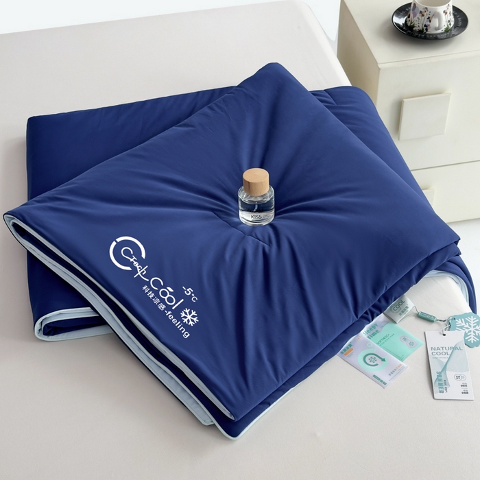 91家纺网 家纺一手货源 找家纺 （总）蓝雀翎 2026新款凉感丝抗菌夏被