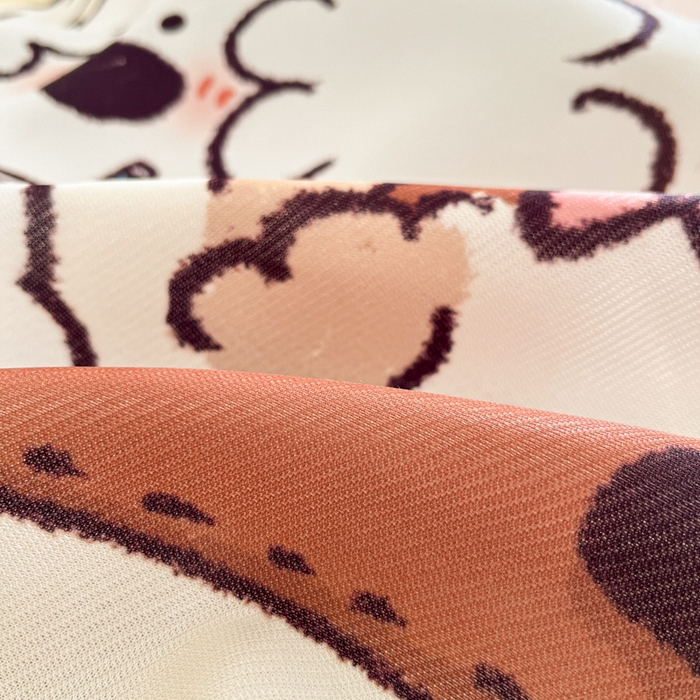 91家纺网 家纺一手货源 找家纺 桃子家居 2026新款正版授权miiiiichan大版数码印花1200D凉席三件套平铺床笠 冰感席miiiiichan-星愿小狗