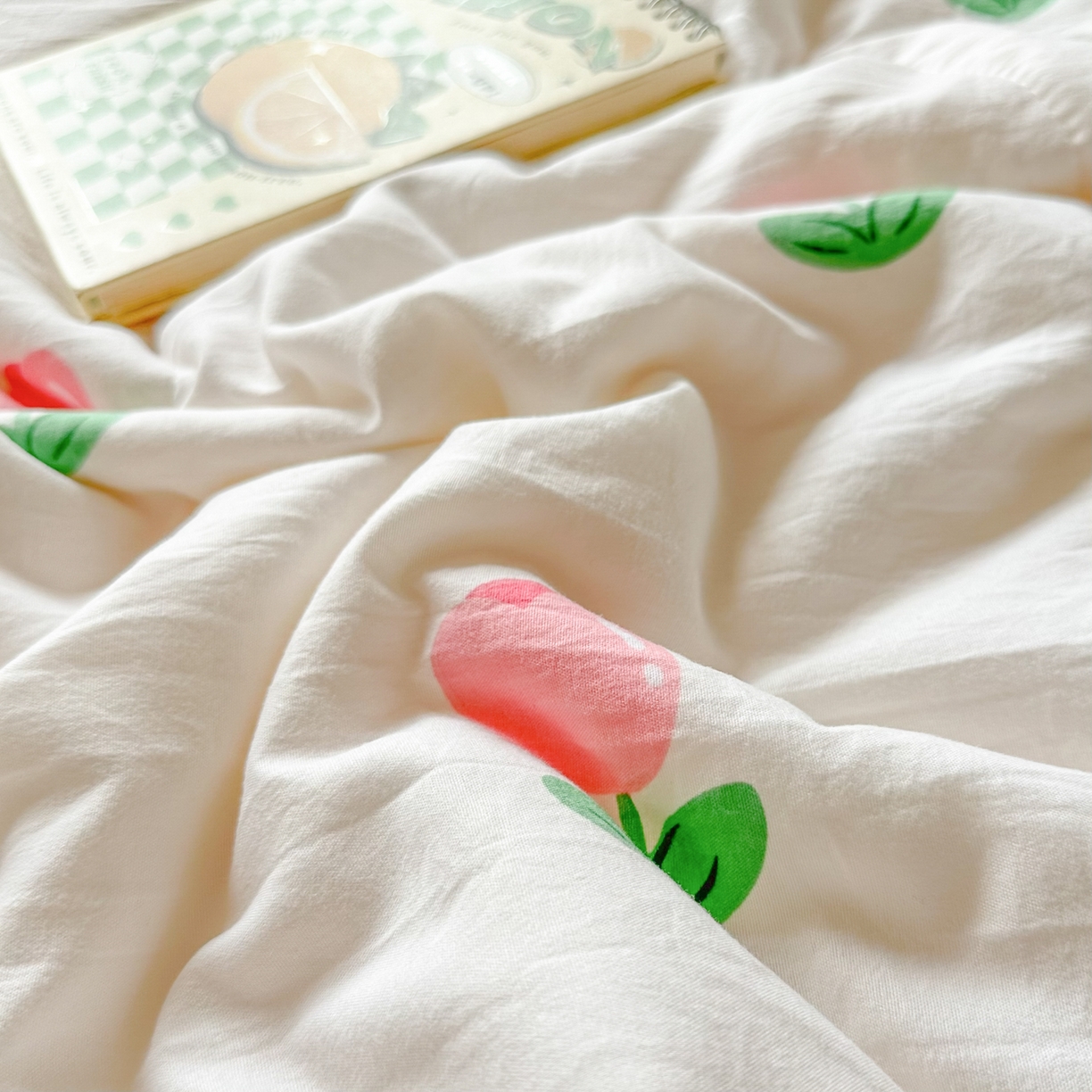 91家纺网 家纺一手货源 找家纺 慕尚家纺 2026新款乳胶凉席夏被空调被夏凉被套装组合 郁金香