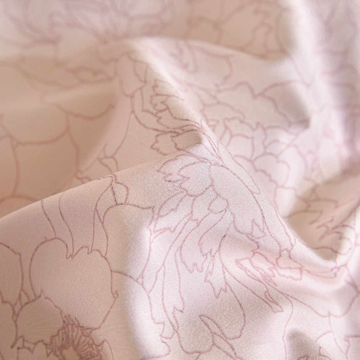 91家纺网 家纺一手货源 找家纺 新方向 【控价 提供买家秀】2026新款数码印花50s双股全棉贡缎长绒棉四件套-约定 约定-蔷薇粉