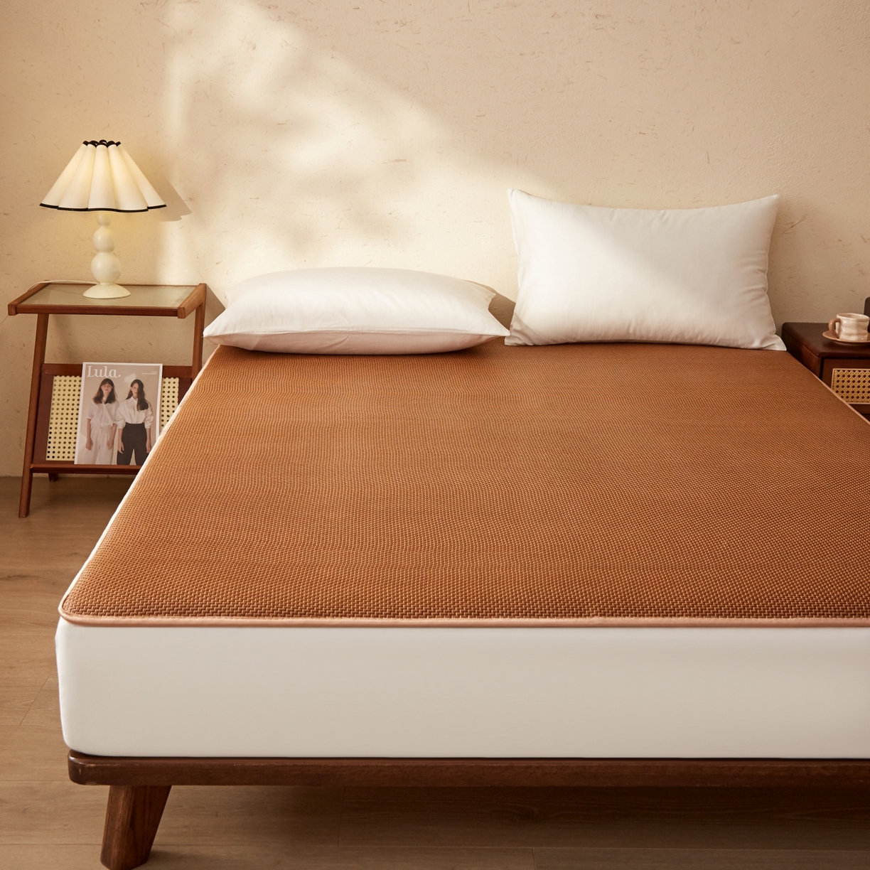 91家纺网 家纺一手货源 找家纺 （总）缦吉 2026新款藤席冰藤凉席多功能床垫榻榻米床护垫床褥双人加厚垫