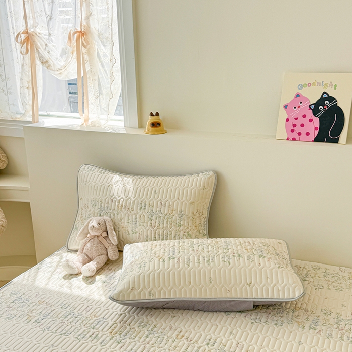 91家纺网 家纺一手货源 找家纺 慕尚家纺 2026新款乳胶凉席夏被空调被夏凉被套装组合 冰心