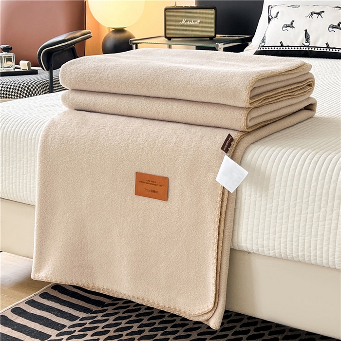 91家纺网 家纺一手货源 找家纺 （总）琪格格纺织 2026新款高端航空水貂绒毛毯双面绒盖毯办公室家用午睡沙发毯空调毯子