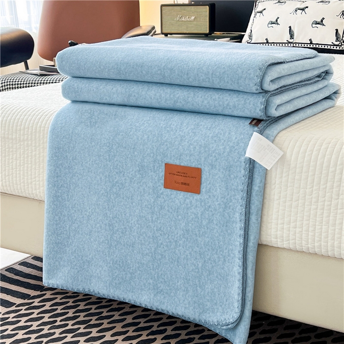 91家纺网 家纺一手货源 找家纺 （总）琪格格纺织 2026新款高端航空水貂绒毛毯双面绒盖毯办公室家用午睡沙发毯空调毯子