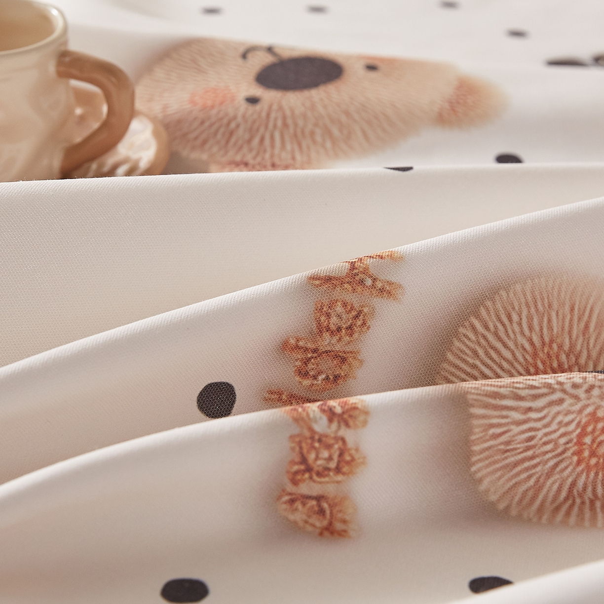 91家纺网 家纺一手货源 找家纺 家品罗兰 2026新款数码印花5D加厚老粗布床单单件双人家用特厚被单三件套学生宿舍床单凉席 欢乐熊