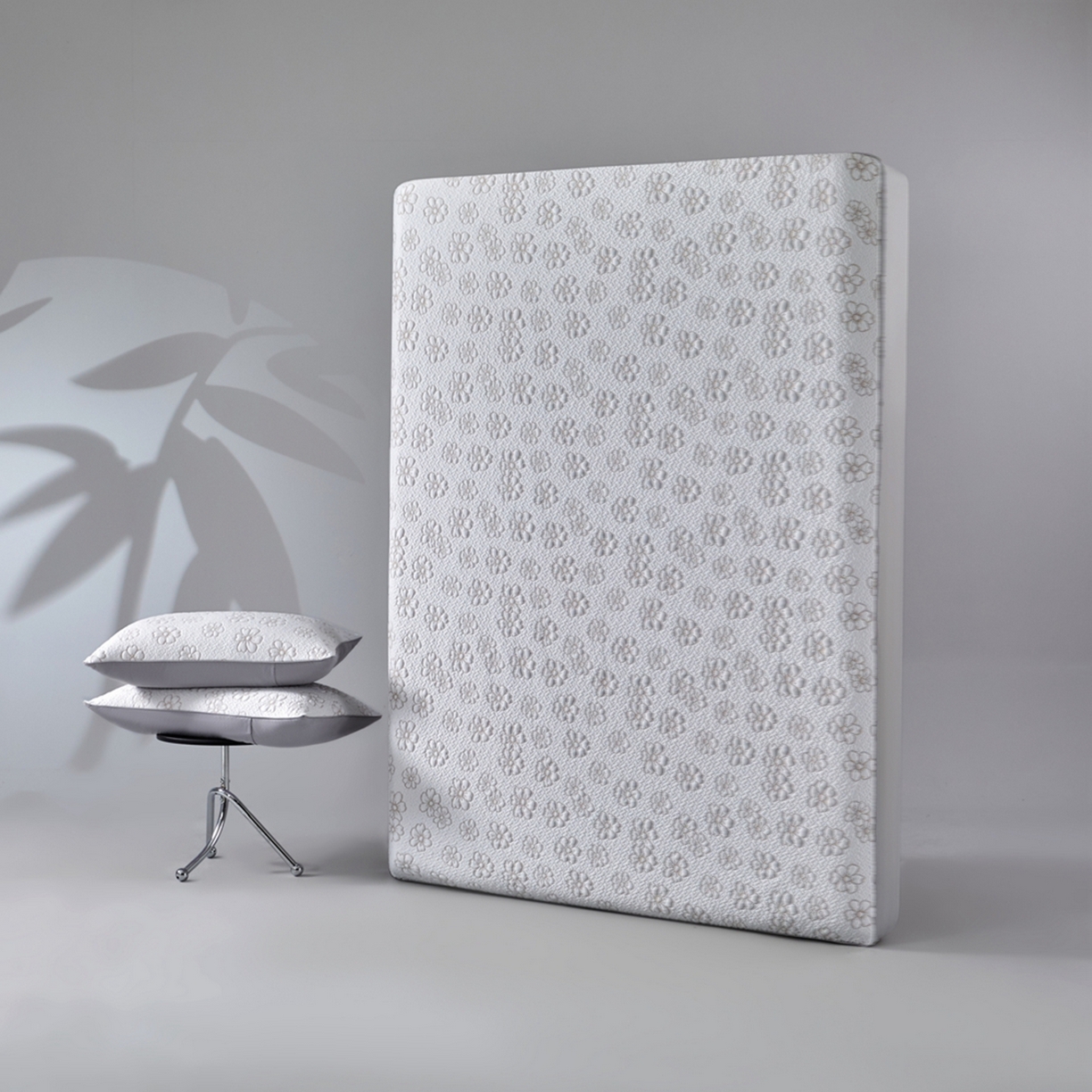 91家纺网 家纺一手货源 找家纺 满座家居 2026新款乙纶高冰凉感高分子PE凉席床笠款冰丝席三件套 朝禾