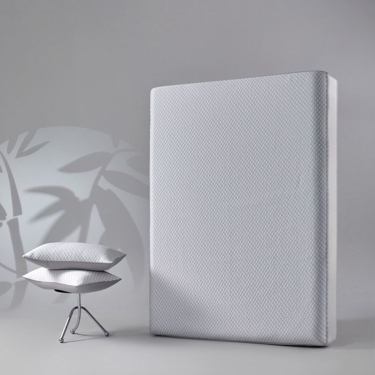 91家纺网 家纺一手货源 找家纺 满座家居 2026新款乙纶高冰凉感高分子PE凉席床笠款冰丝席三件套 简奢