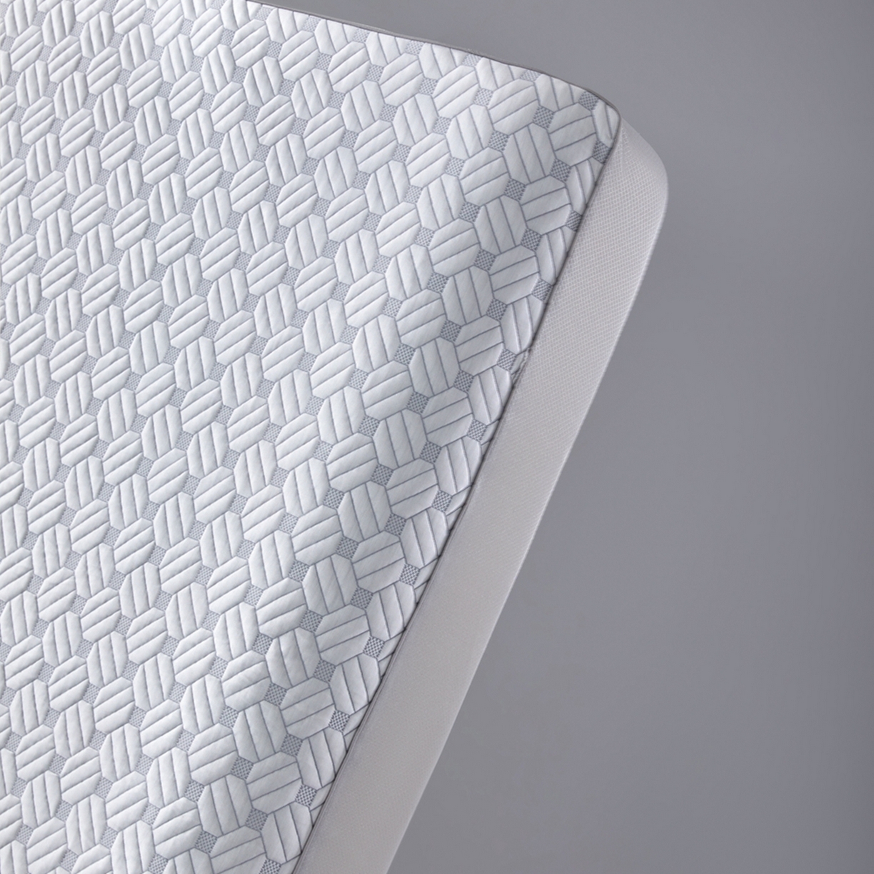 91家纺网 家纺一手货源 找家纺 满座家居 2026新款乙纶高冰凉感高分子PE凉席床笠款冰丝席三件套 清澜