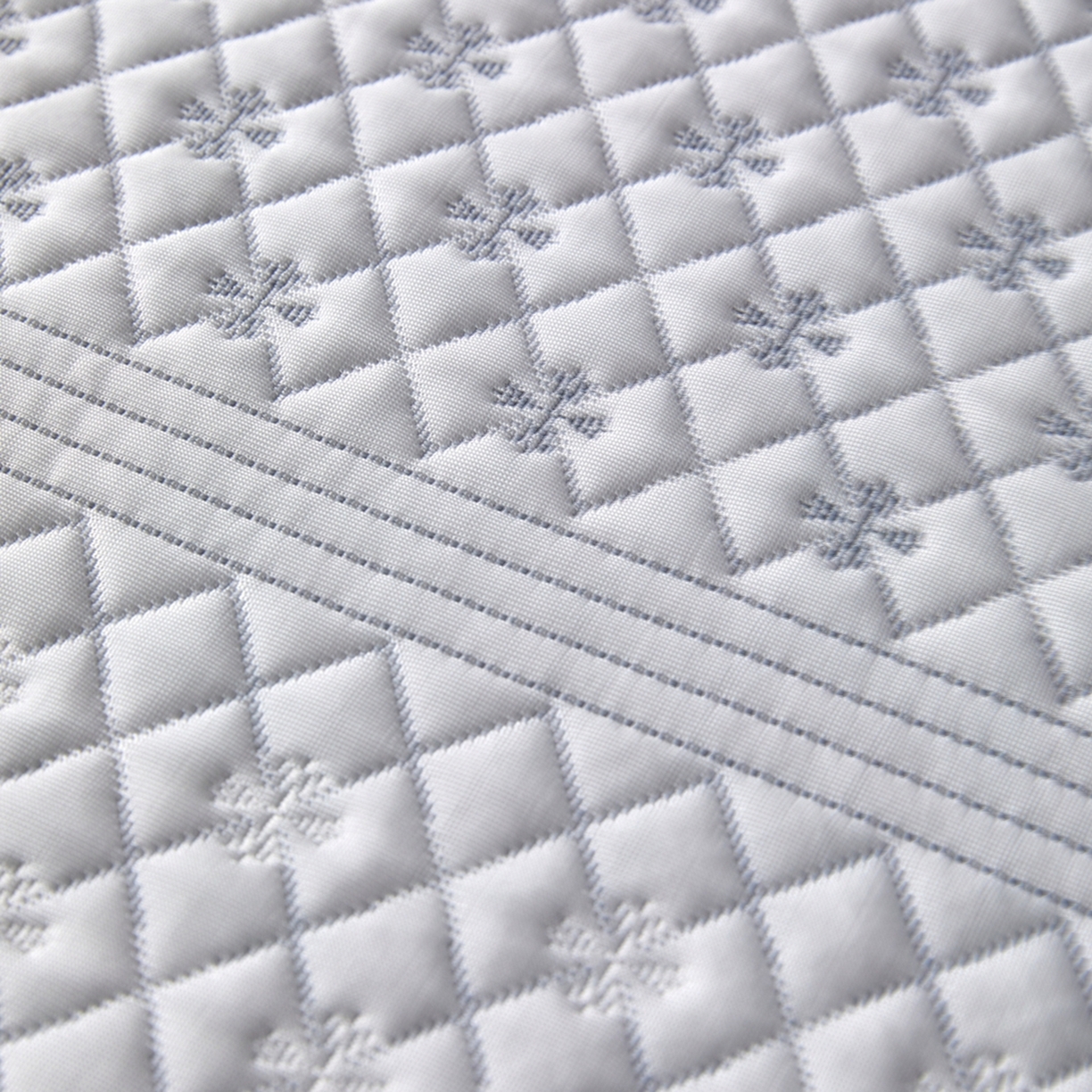 91家纺网 家纺一手货源 找家纺 满座家居 2026新款乙纶高冰凉感高分子PE凉席床笠款冰丝席三件套 铂雅