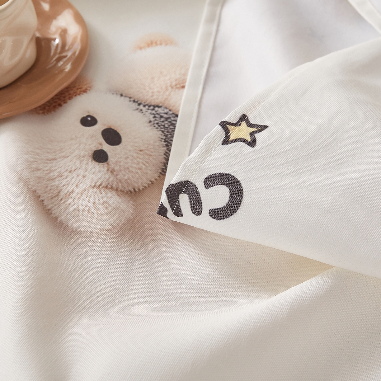 91家纺网 家纺一手货源 找家纺 家品罗兰 2026新款数码印花5D加厚老粗布床单单件双人家用特厚被单三件套学生宿舍床单凉席 小可爱