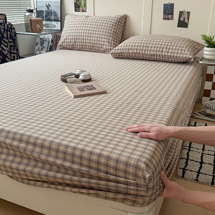 91家纺网 家纺一手货源 找家纺 （总）大柏树 2026新款全棉纯棉水洗棉单床笠单品床笠床笠单件