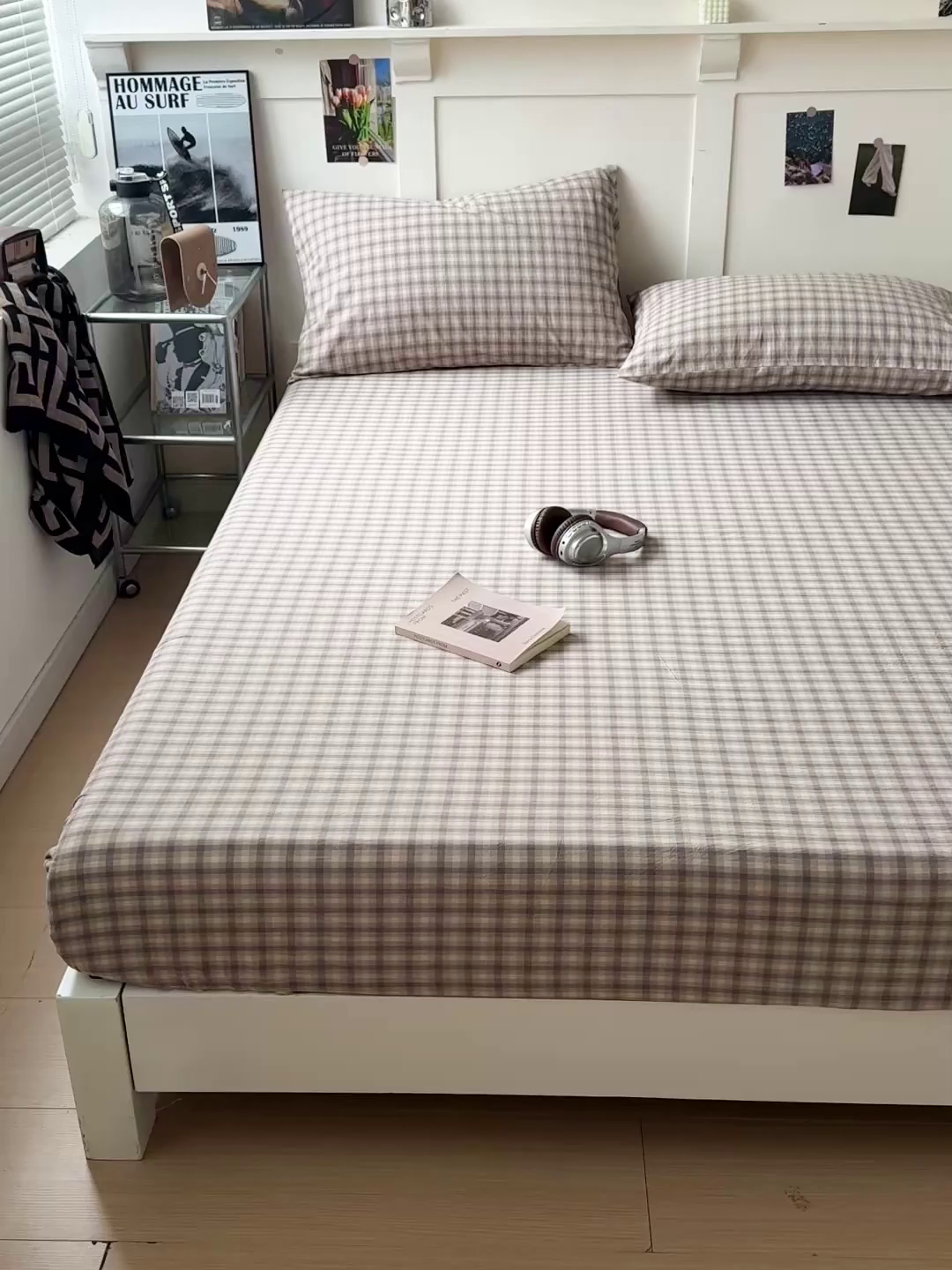 91家纺网 家纺一手货源 找家纺 大柏树 2026新款全棉纯棉水洗棉单床笠单品床笠床笠单件 浣花灰